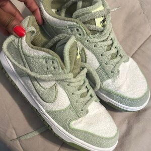 Nike Women's Olive and White Sneakers